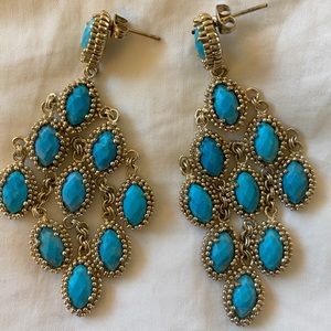 Kendra Scott turquoise earrings